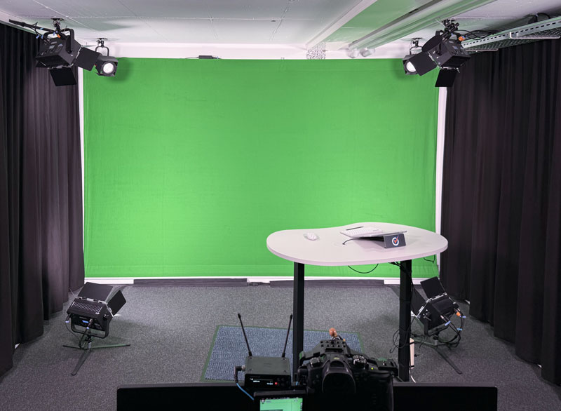 Greenbox-Studio für Online-Seminarproduktion bei Steuerseminare Graf